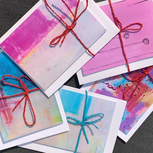 NEW, 5 Pack Assorted Art Cards, My Own Original Artwork, Envelopes Included - Picture 7 of 8